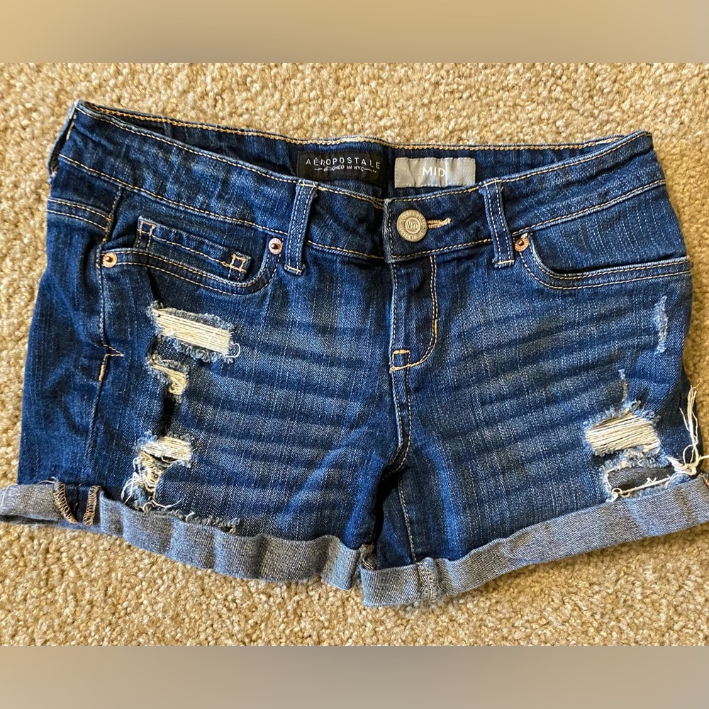 Aeropostal midi Jean shorts